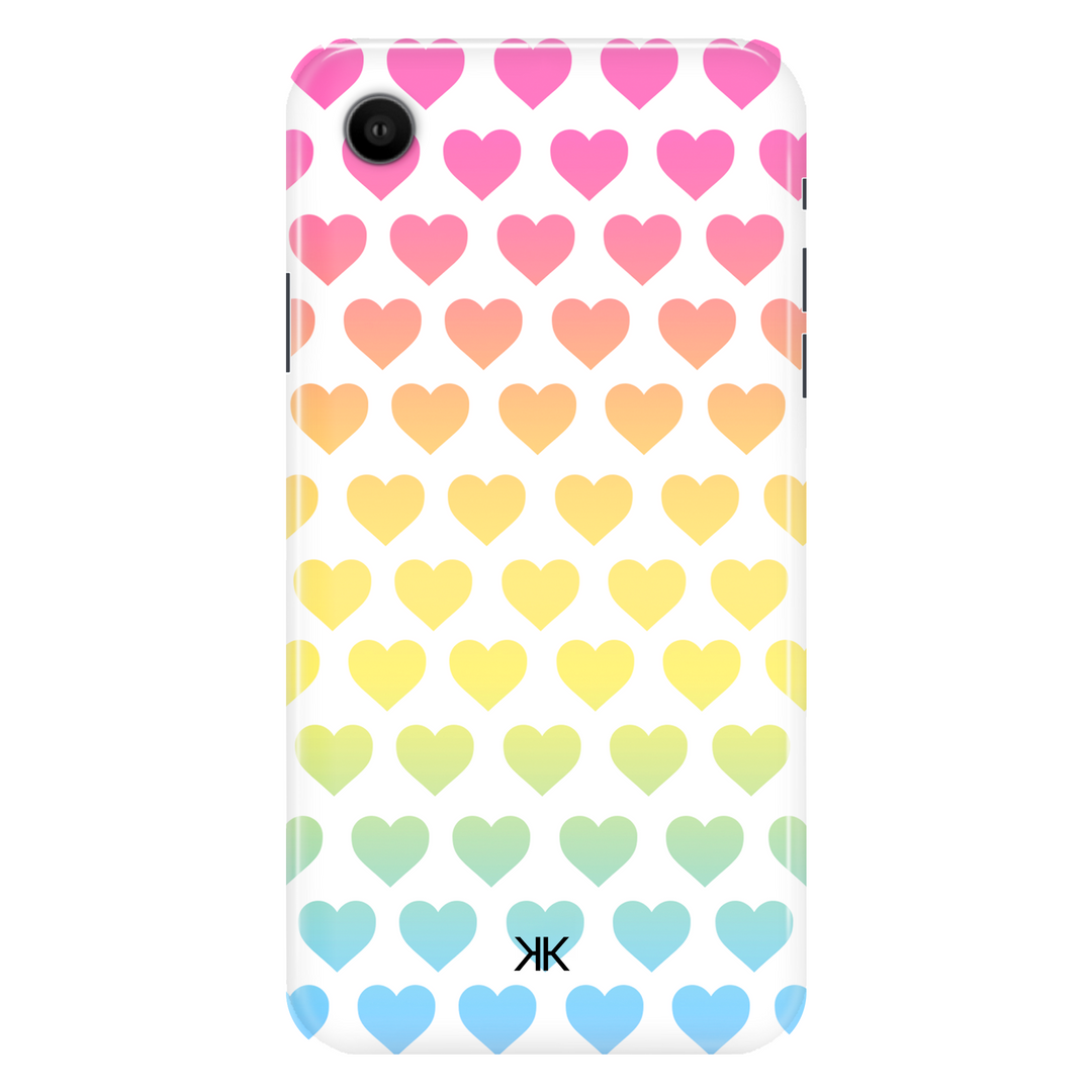 Rainbow Hearts phone case for iPhone XR