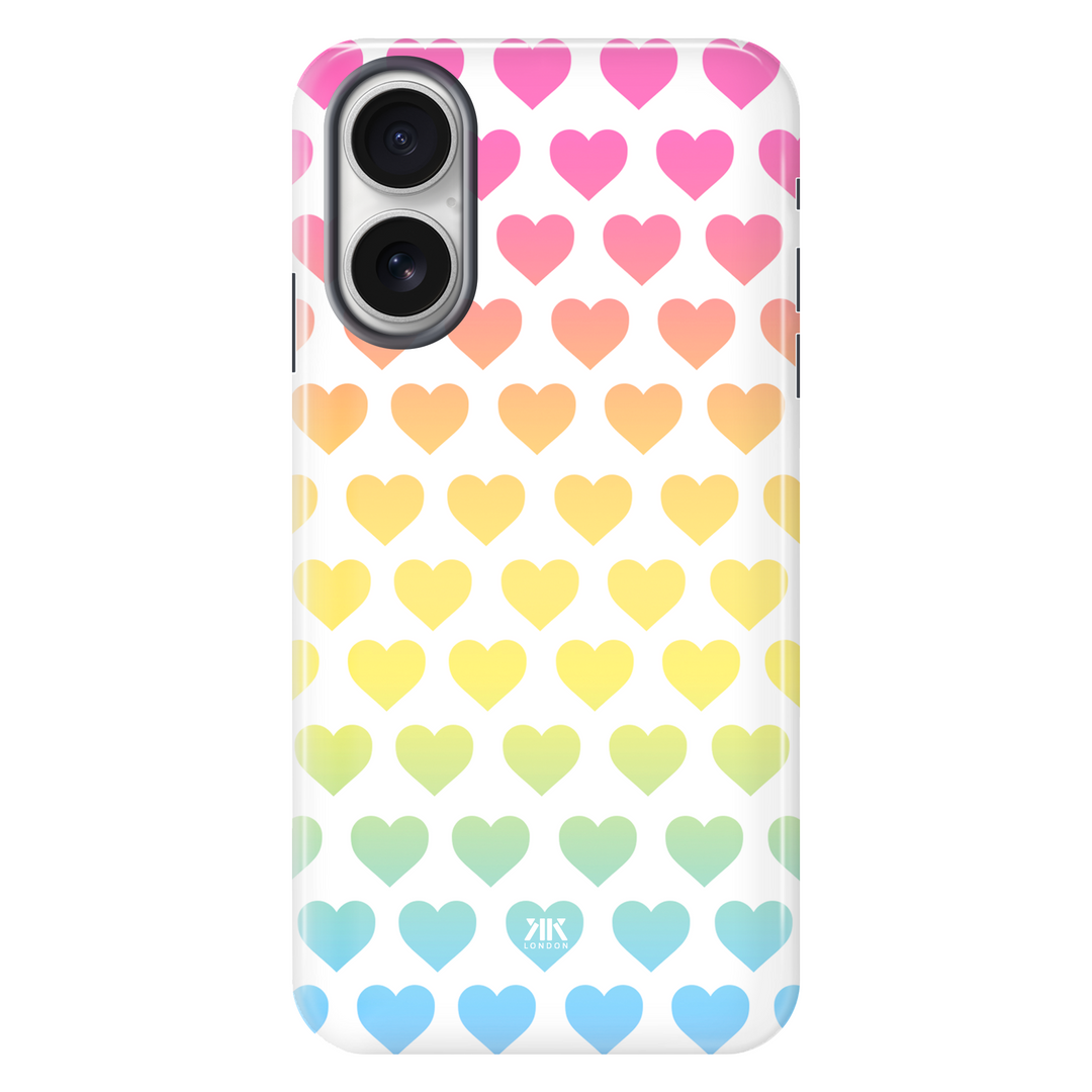 Rainbow Hearts Phone Case - Tough Case - iphone-16