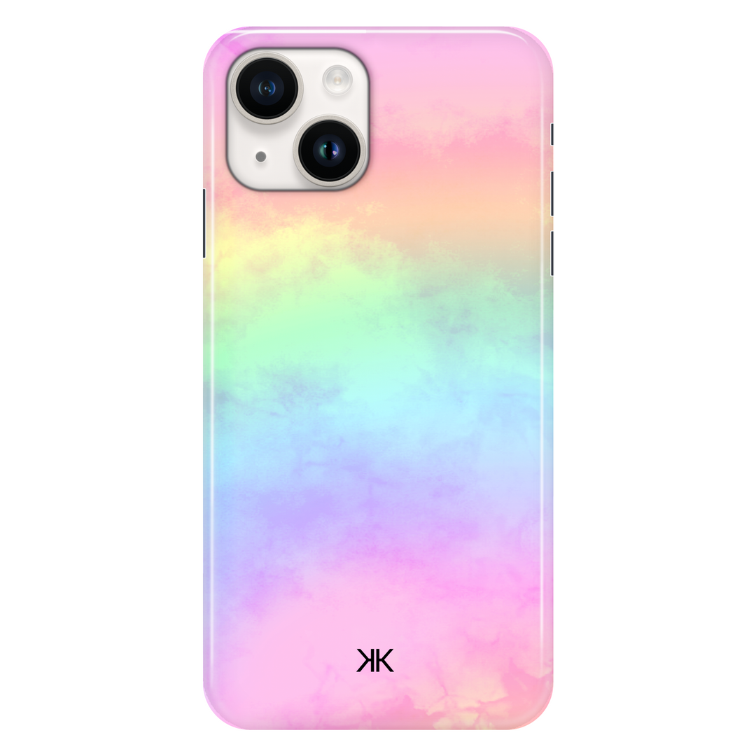 Pastel Tie Dye phone case for iPhone 14
