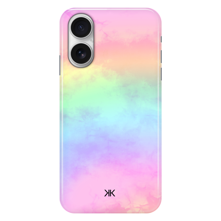 Pastel Tie Dye phone case for iPhone 16