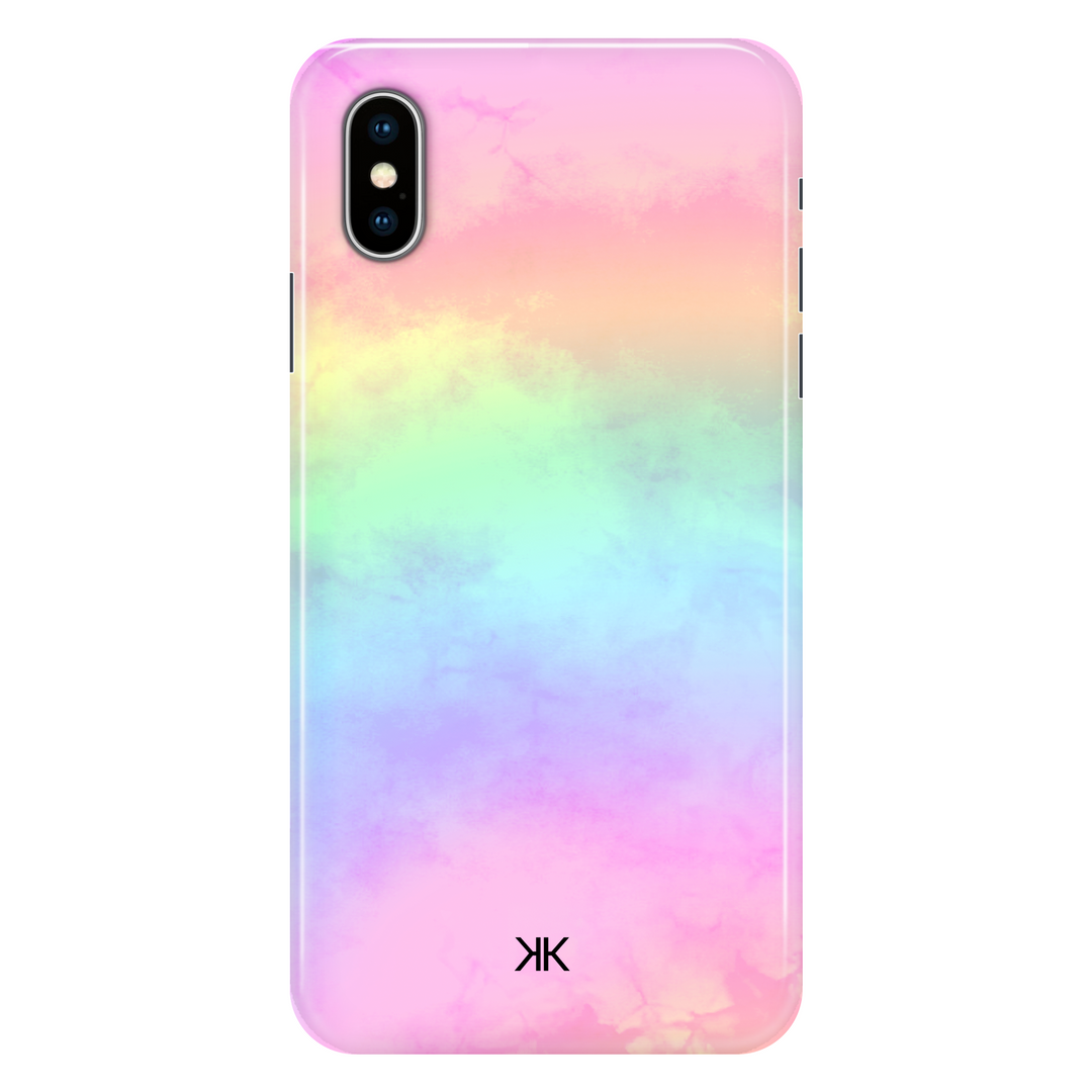 Pastel Tie Dye phone case for iPhone X