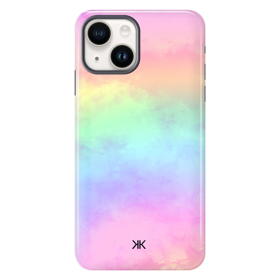 Pastel Tie Dye tough phone case for iPhone 14