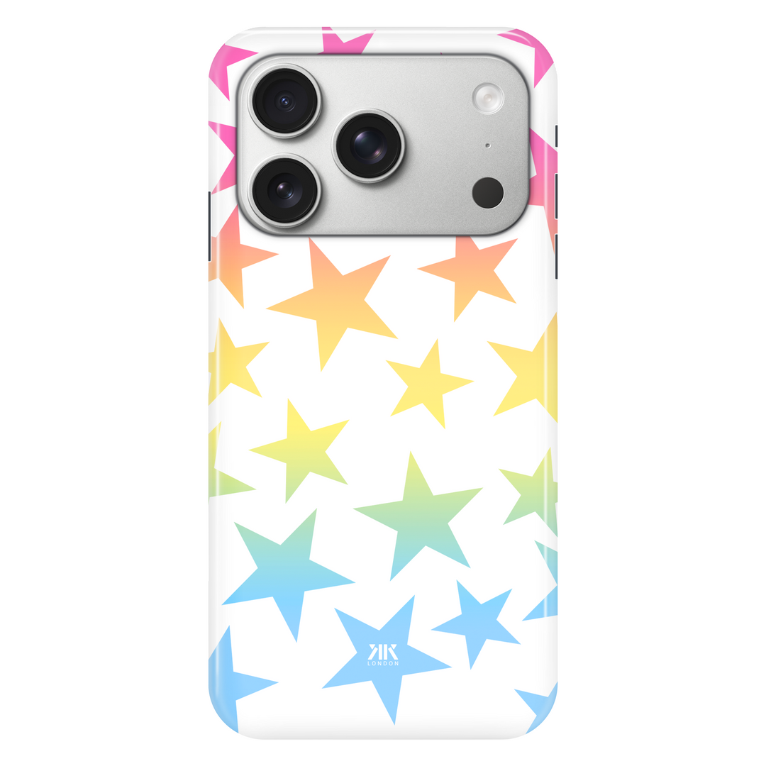 Rainbow Stars phone case for iPhone 17 Pro
