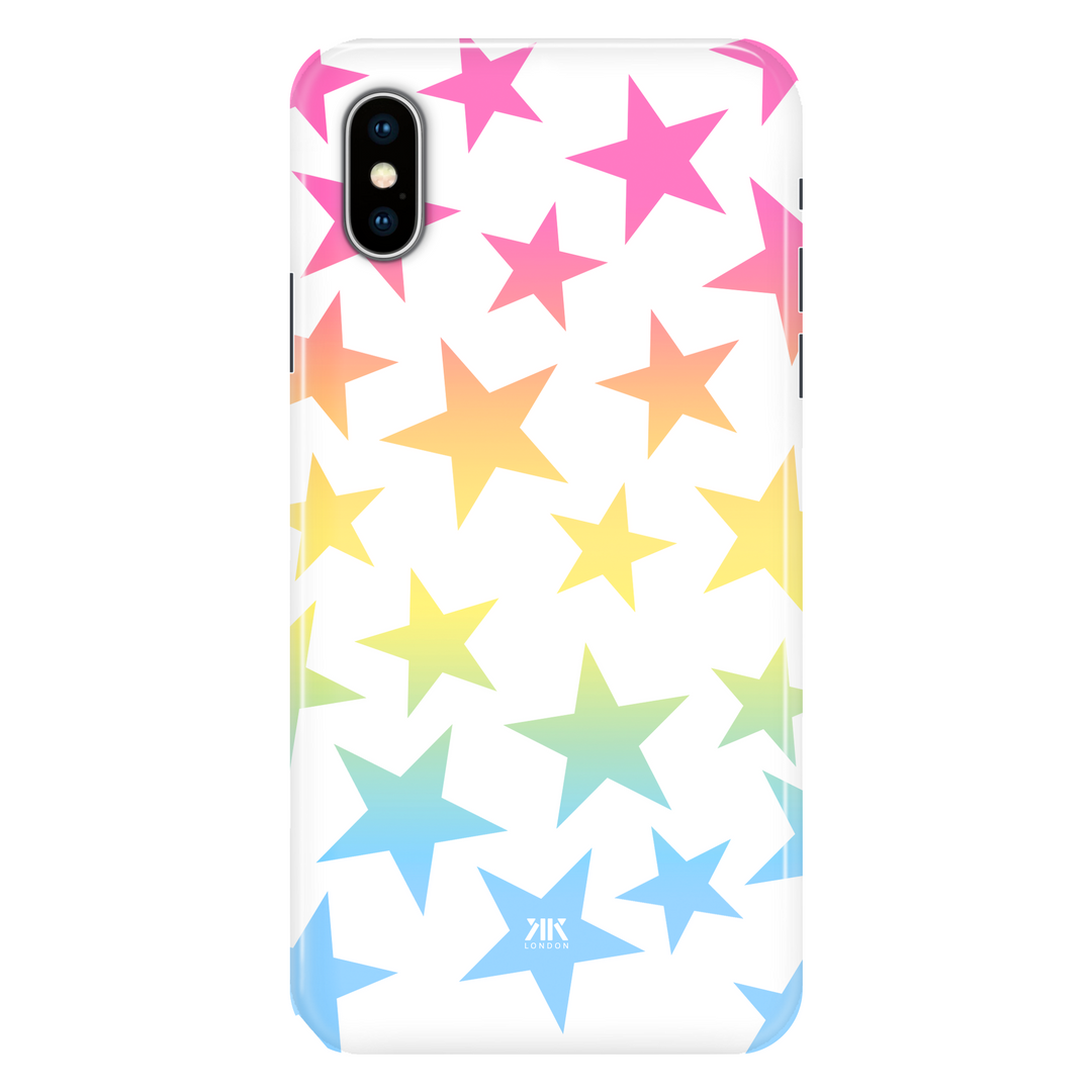 Rainbow Stars phone case for iPhone X