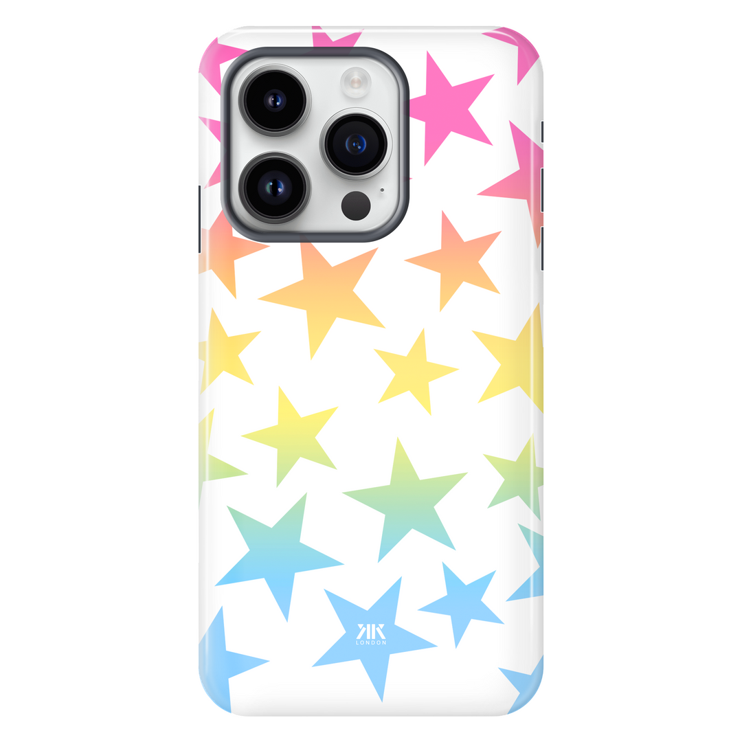 Rainbow Stars Phone Case - Tough Case - iphone-14-pro