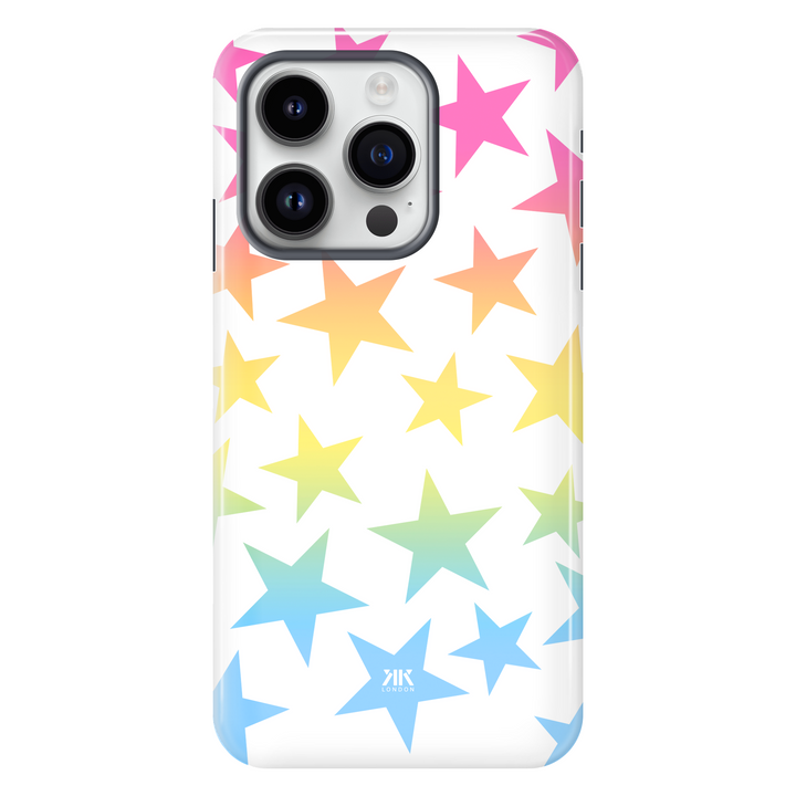 Rainbow Stars Phone Case - Tough Case - iphone-14-pro