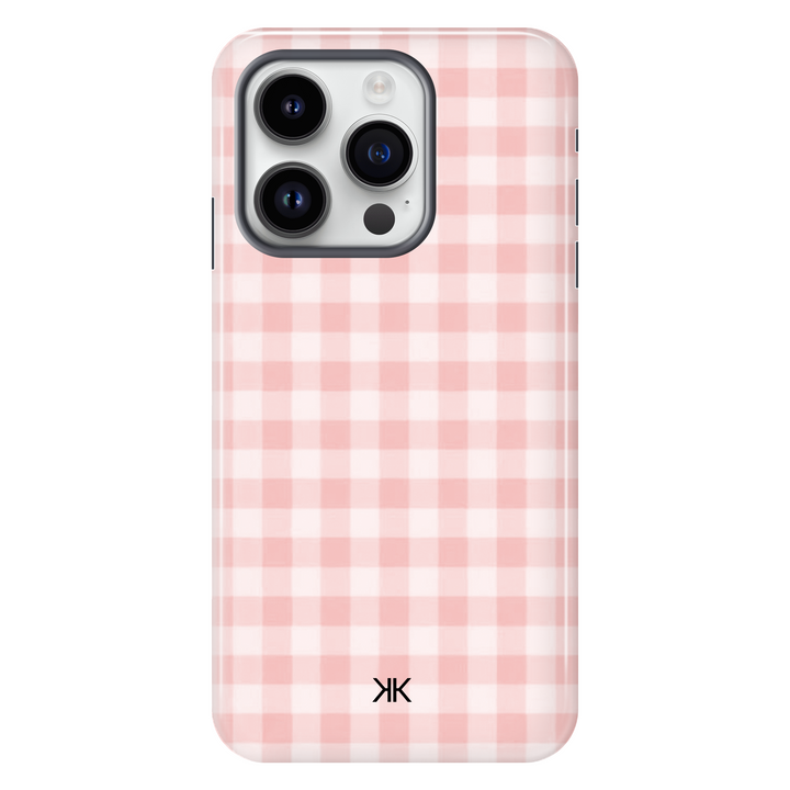 Gingham Red Phone Case - Tough Case - iphone-14-pro