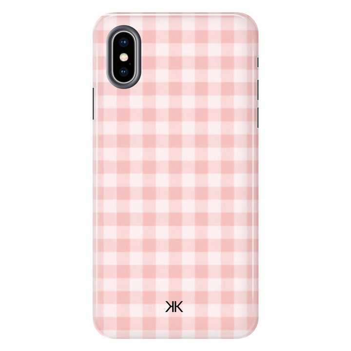 Gingham Red Phone Case - Tough Case - iphone-x