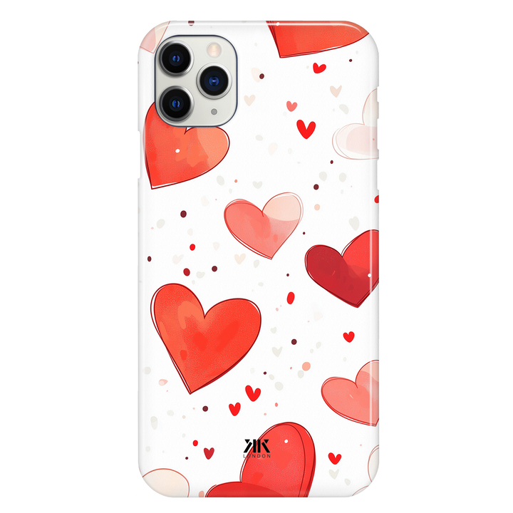 Red Hearts Phone Case