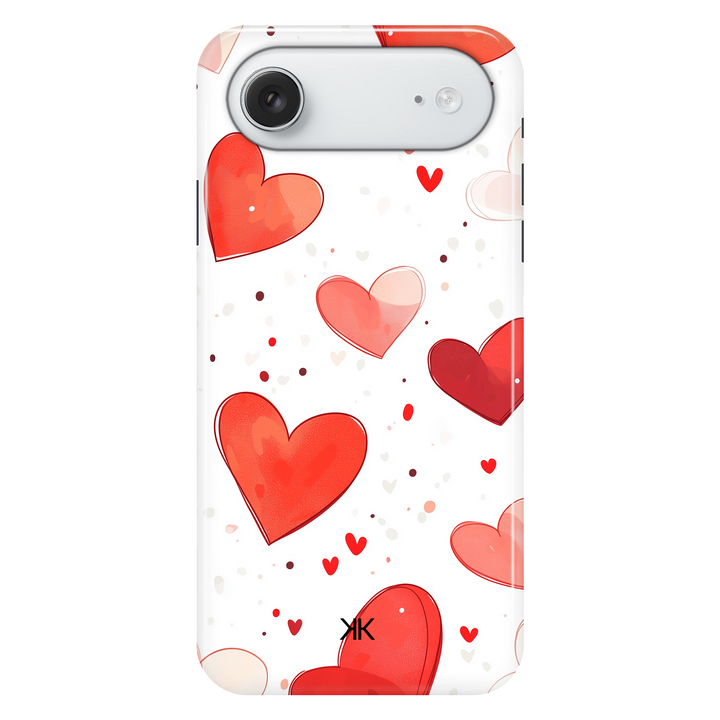 Red Hearts phone case for iPhone 17 Air