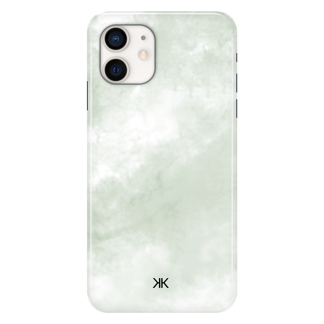 Pastel Sage Tie Dye phone case for iPhone 12