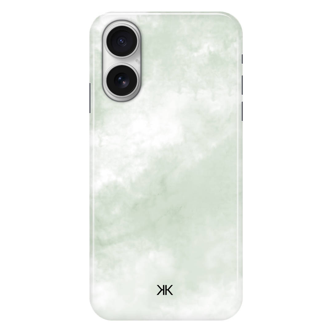 Pastel Sage Tie Dye phone case for iPhone 16