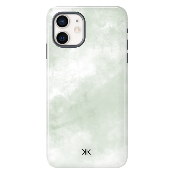 Pastel Sage Tie Dye Phone Case - Tough Case - iphone-12
