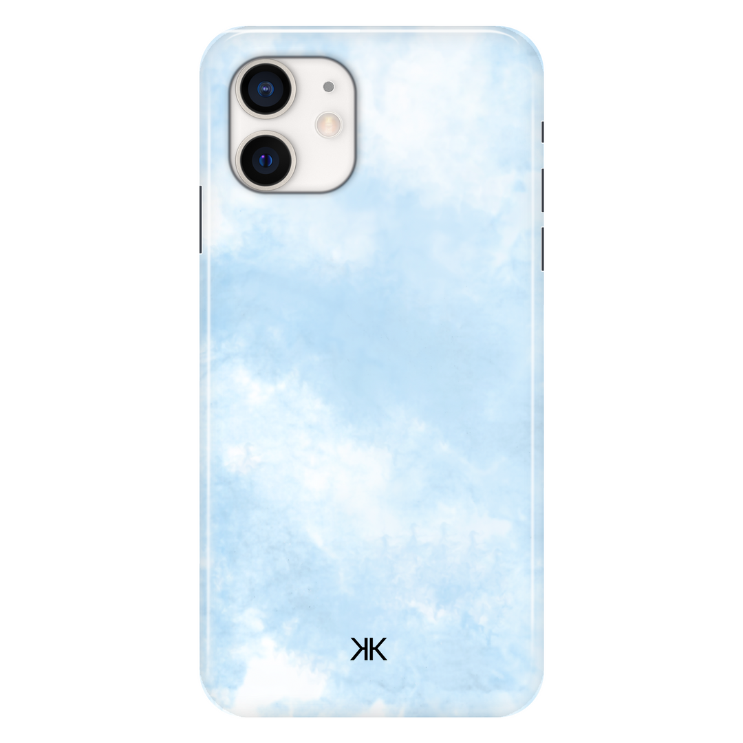 Pastel Blue Tie Dye phone case for iPhone 12