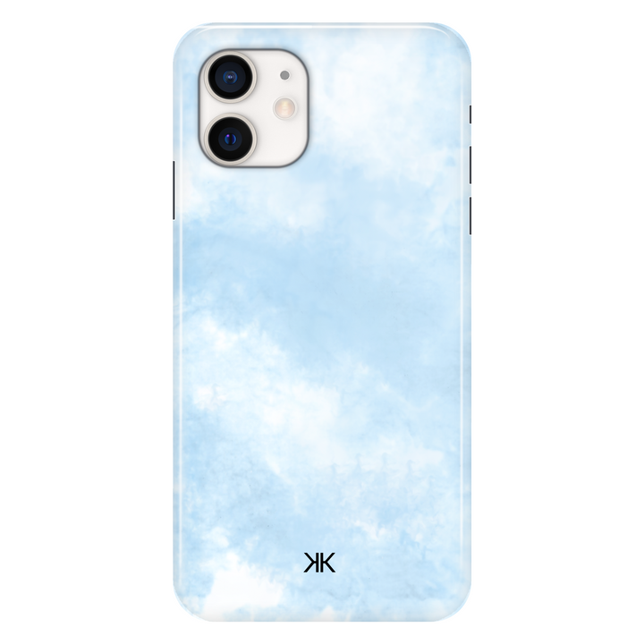 Pastel Blue Tie Dye phone case for iPhone 12