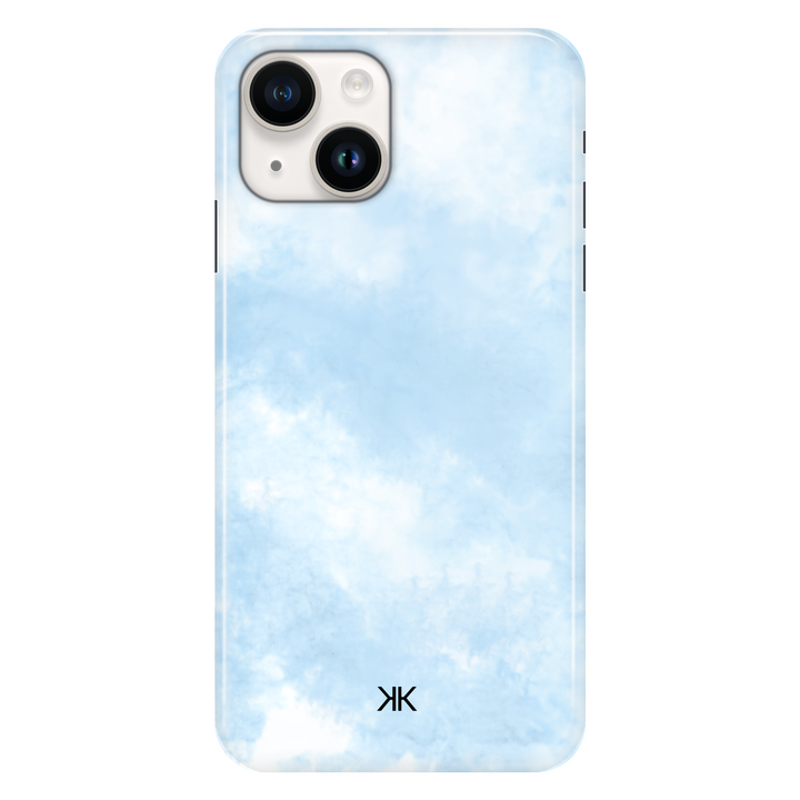 Pastel Blue Tie Dye phone case for iPhone 14
