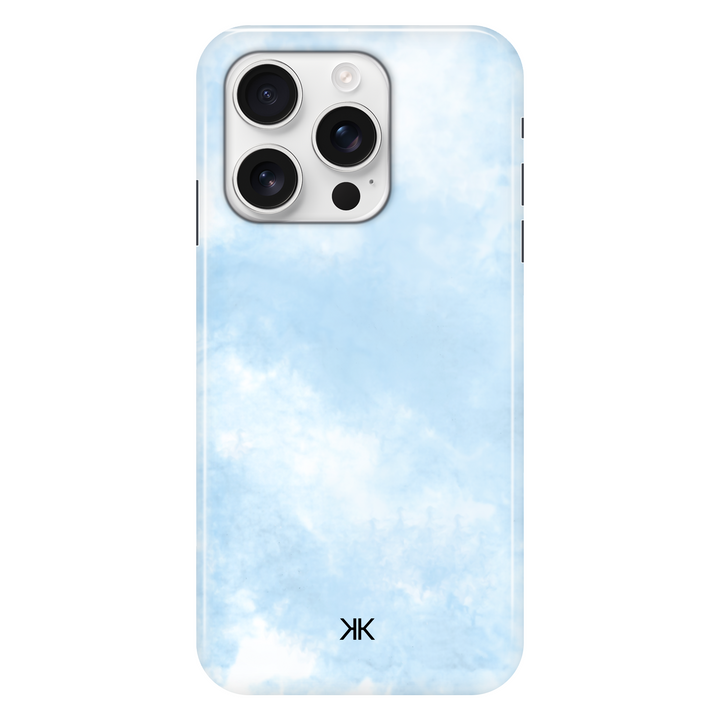 Pastel Blue Tie Dye phone case for iPhone 16 Pro