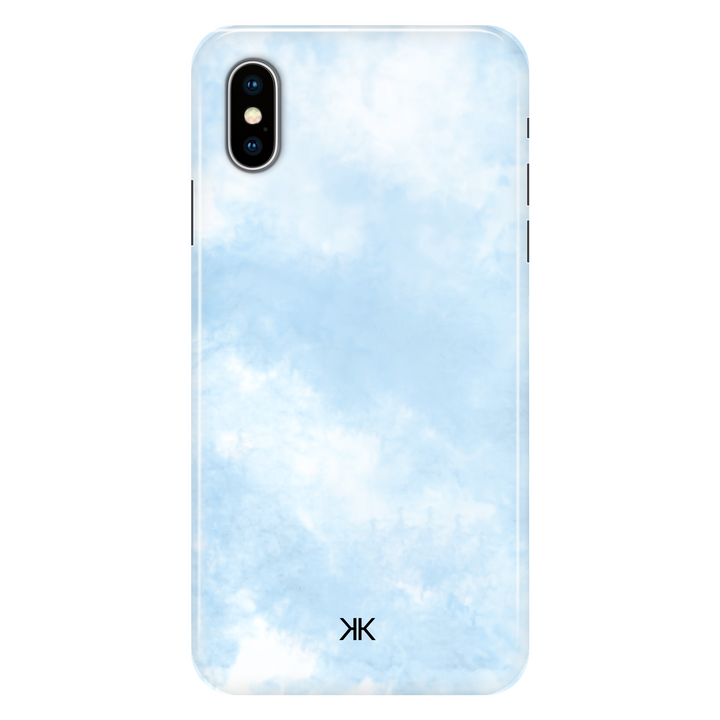 Pastel Blue Tie Dye phone case for iPhone X