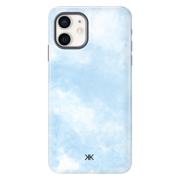 Pastel Blue Tie Dye Phone Case - Tough Case - iphone-12