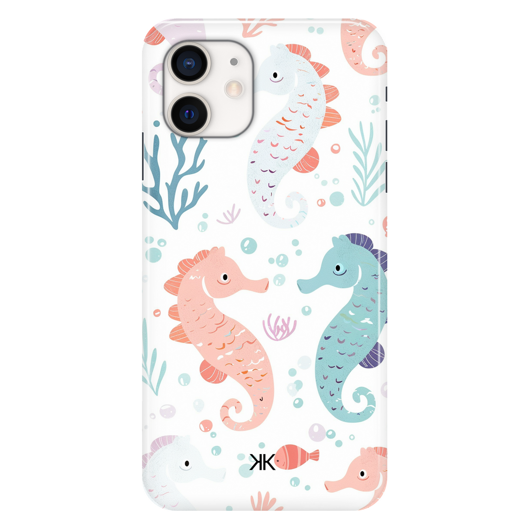 Seahorses phone case for iPhone 12