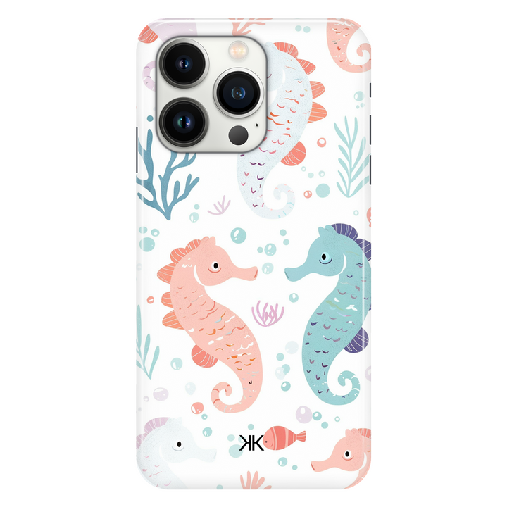 Seahorses phone case for iPhone 13 Pro