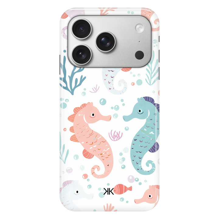 Seahorses phone case for iPhone 17 Pro