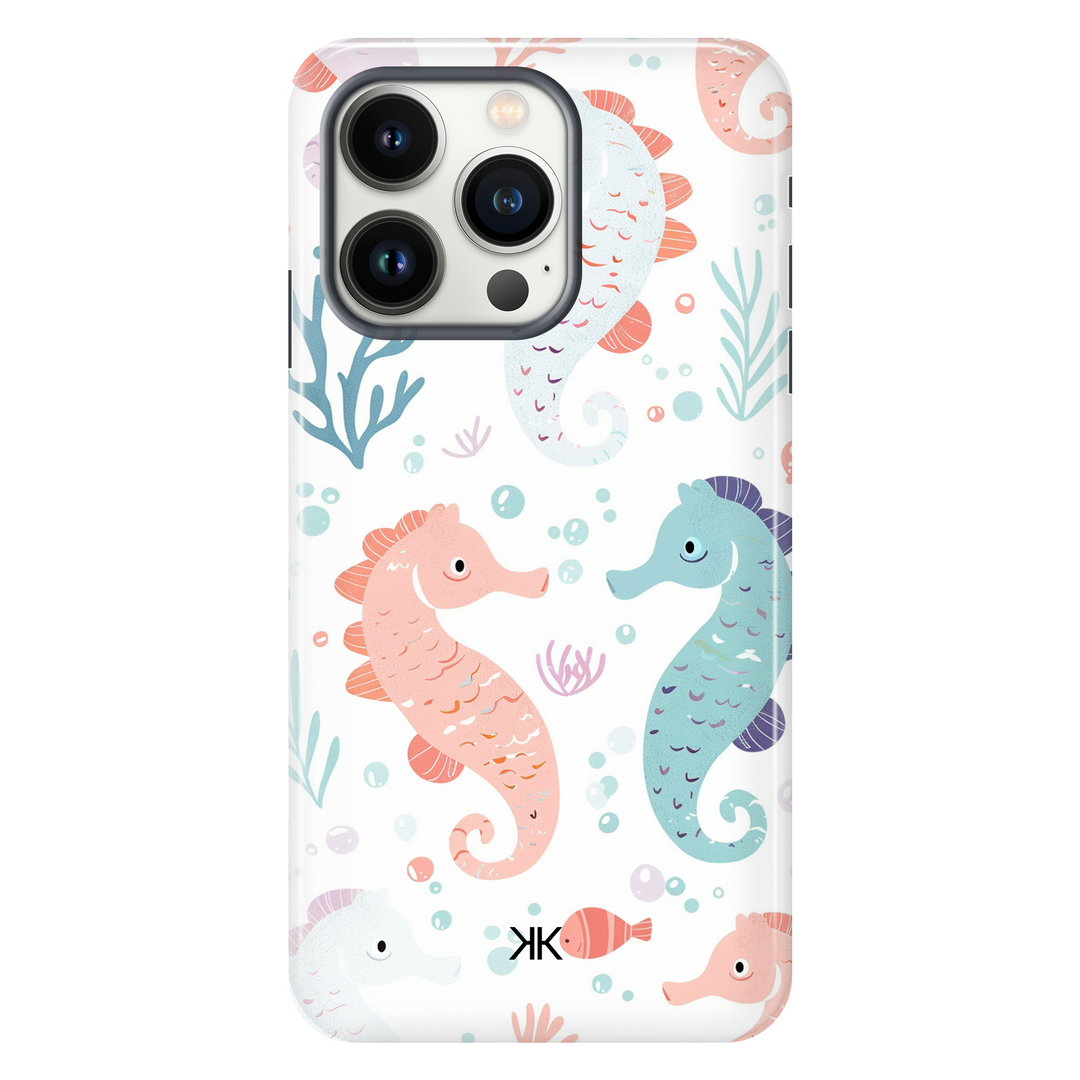 Seahorses tough phone case for iPhone 13 Pro