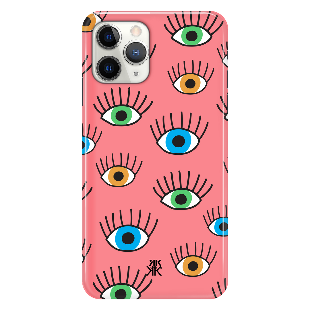 Eyes Pattern Phone Case - PhoneCase_KKDL_simplelineseyes_iphone-11-pro.png