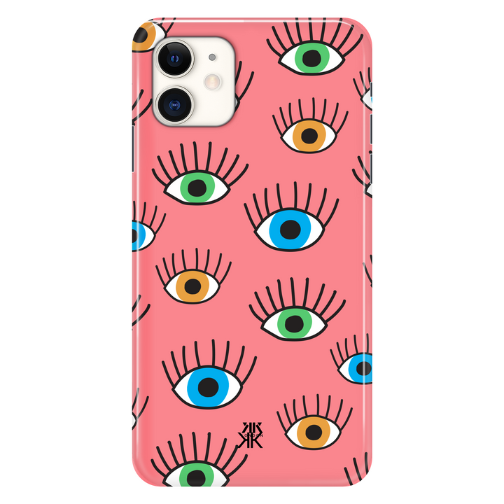 Eyes Pattern Phone Case - PhoneCase_KKDL_simplelineseyes_iphone-11.png