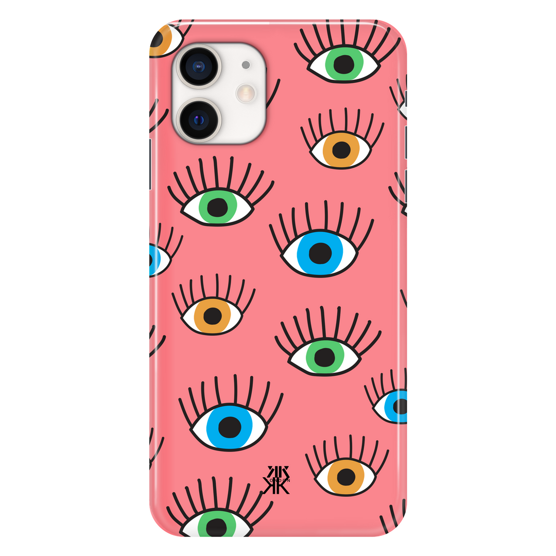 Eyes Pattern Phone Case - PhoneCase_KKDL_simplelineseyes_iphone-12.png