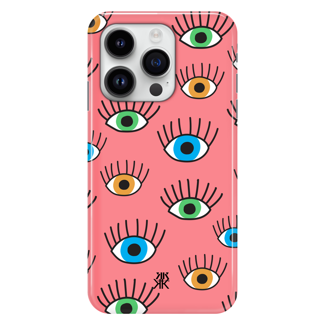 Eyes Pattern Phone Case - PhoneCase_KKDL_simplelineseyes_iphone-14-pro.png