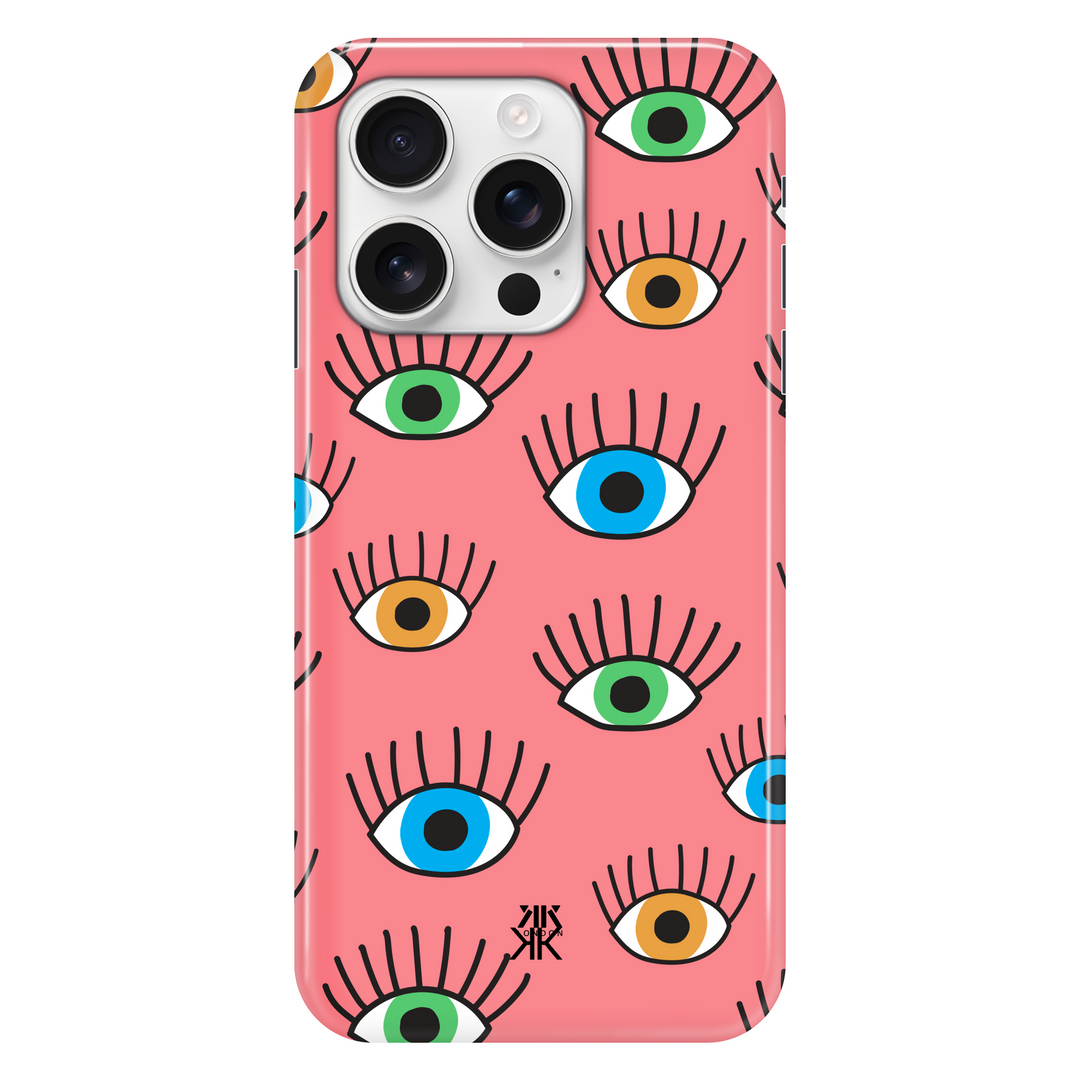 Eyes Pattern Phone Case - PhoneCase_KKDL_simplelineseyes_iphone-16-pro.png