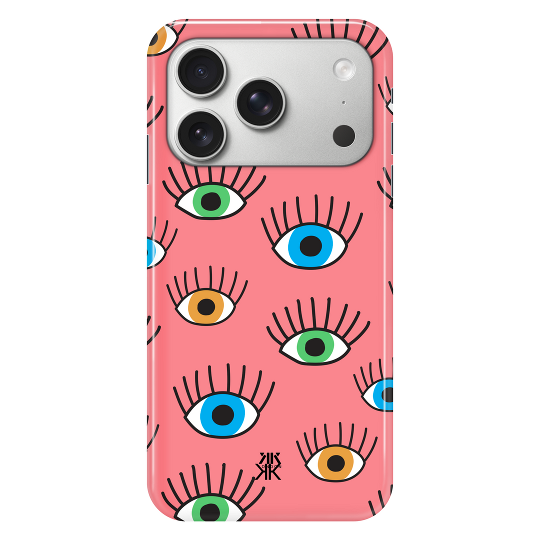 Eyes Pattern Phone Case - PhoneCase_KKDL_simplelineseyes_iphone-17-pro.png