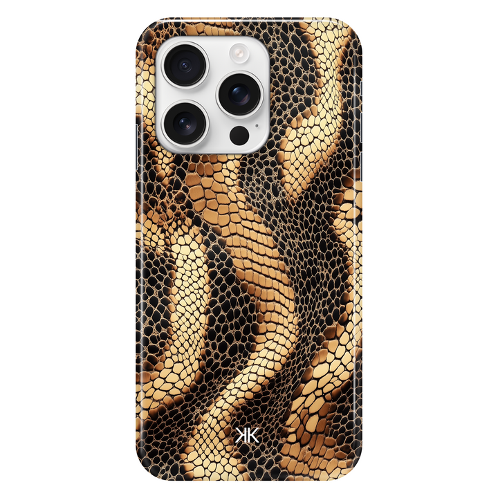 Snake Skin Print phone case for iPhone 16 Pro