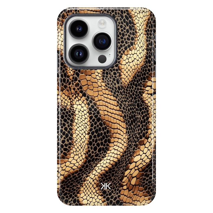 Snake Skin Print Phone Case - Tough Case - iphone-14-pro