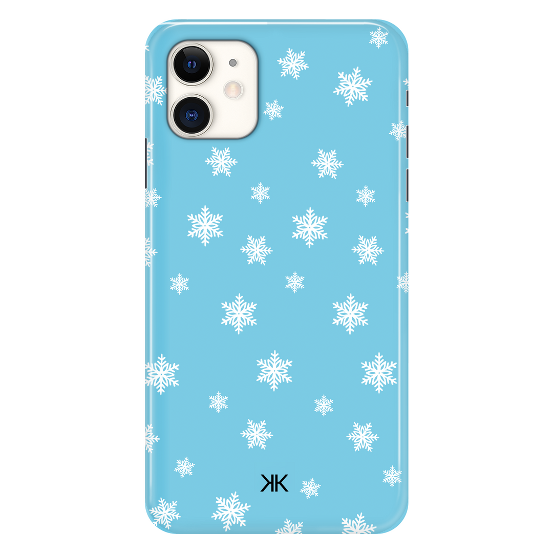 Blue Snowflake Christmas phone case for iPhone 11