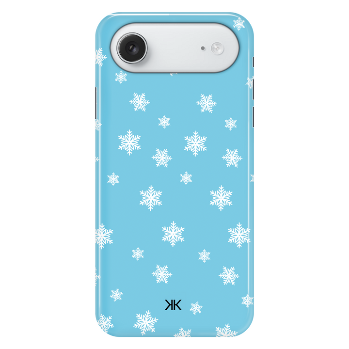 Blue Snowflake Christmas phone case for iPhone 17 Air
