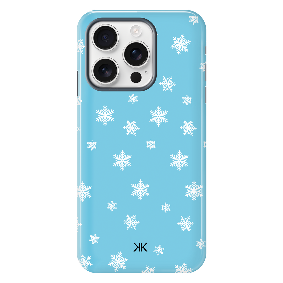 Blue Snowflake Christmas Phone Case - Tough Case - iphone-16-pro