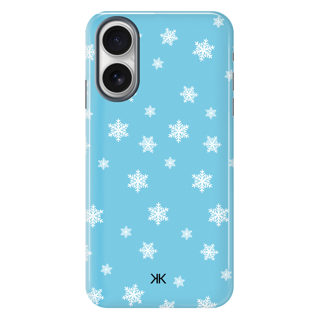 Blue Snowflake Christmas Phone Case - Tough Case - iphone-16