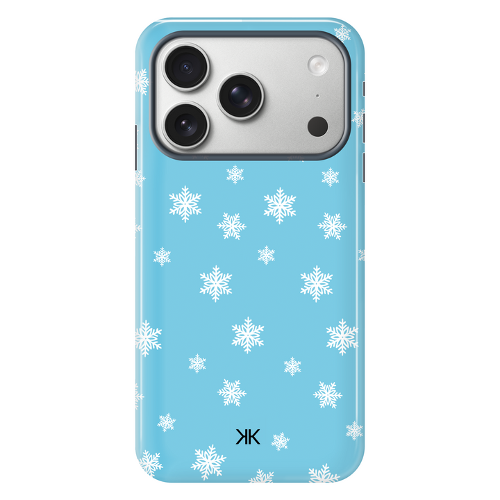 Blue Snowflake Christmas Phone Case - Tough Case - iphone-17-pro