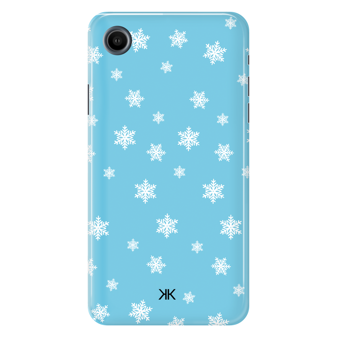 Blue Snowflake Christmas Phone Case - Tough Case - iphone-xr