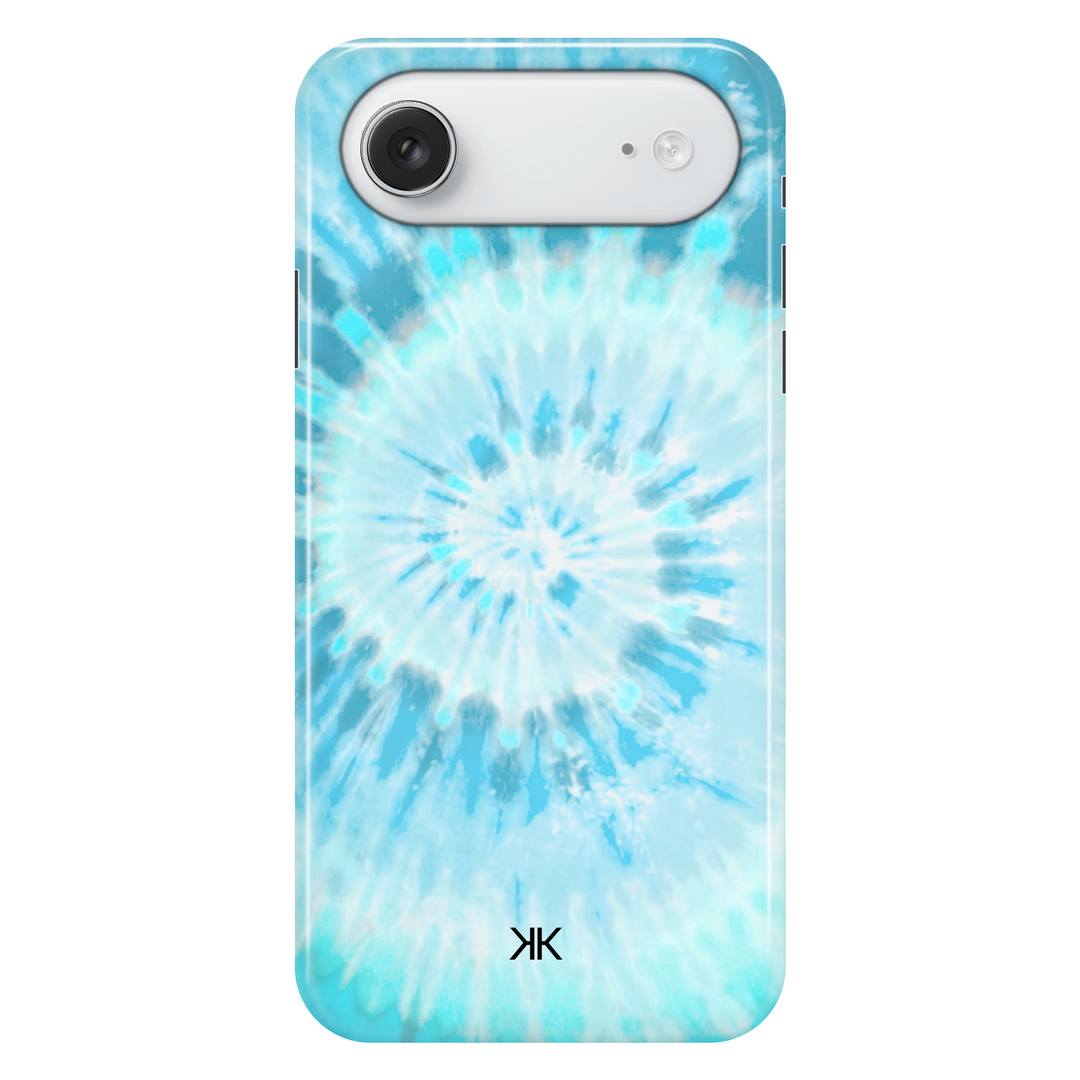 Blue Spiral Tie Dye phone case for iPhone 17 Air