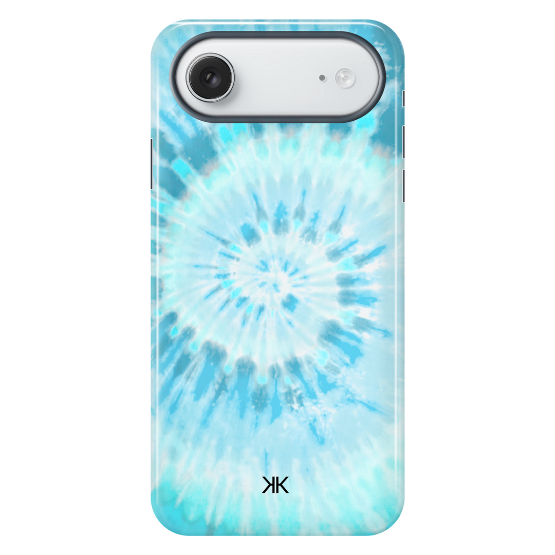 Blue Spiral Tie Dye Phone Case - Tough Case - iphone-17-air