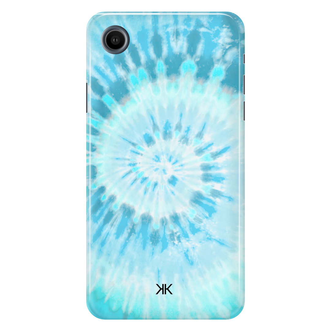 Blue Spiral Tie Dye Phone Case - Tough Case - iphone-xr