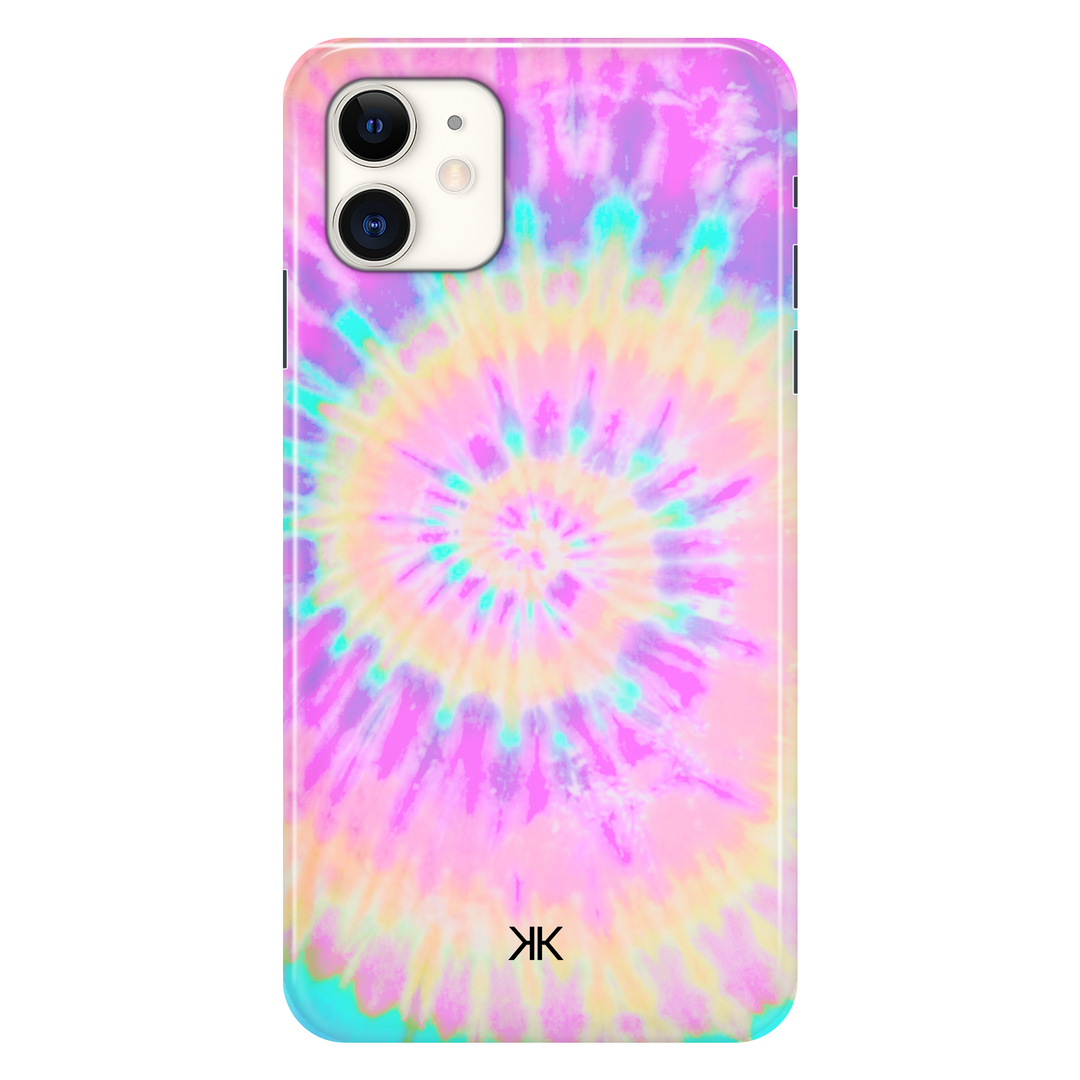 Rainbow Spiral Tie Dye phone case for iPhone 11