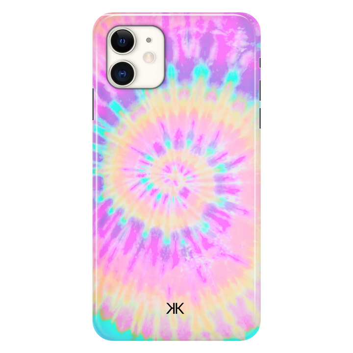 Rainbow Spiral Tie Dye phone case for iPhone 11