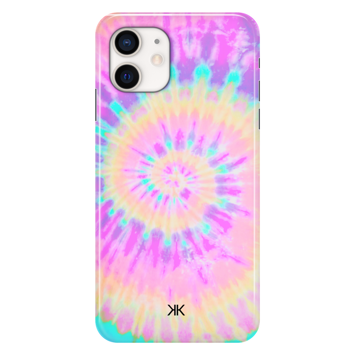 Rainbow Spiral Tie Dye phone case for iPhone 12