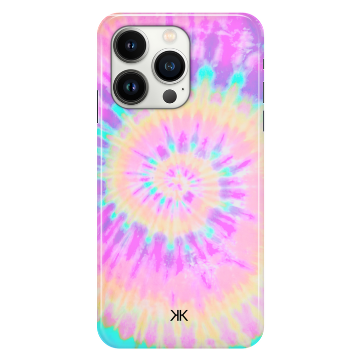 Rainbow Spiral Tie Dye phone case for iPhone 13 Pro