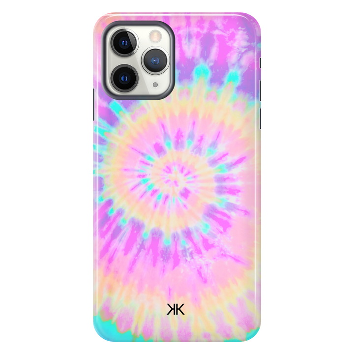 Rainbow Spiral Tie Dye Phone Case - Tough Case - iphone-11-pro