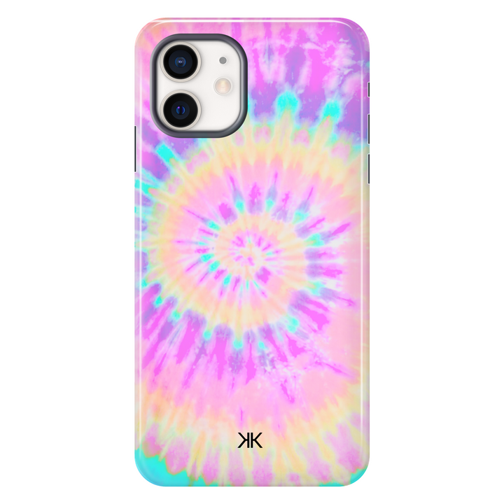 Rainbow Spiral Tie Dye Phone Case - Tough Case - iphone-12